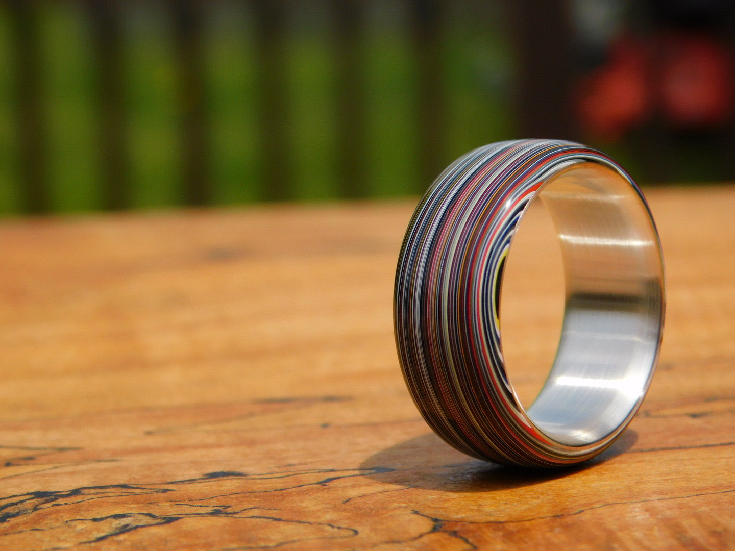 Fordite x Sterling Silver Ring