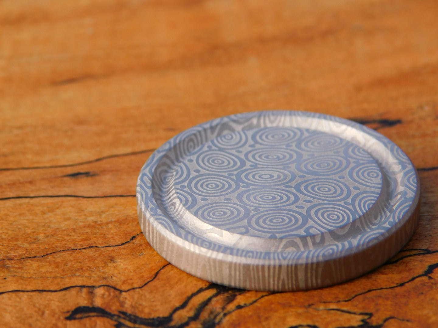 Fenja Damasteel x Fordite Coin