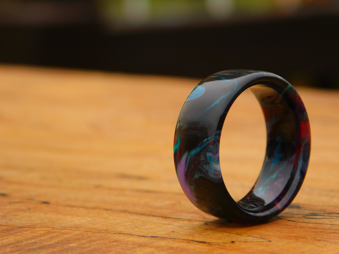 Galaxy Resin Ring - Size 10.5