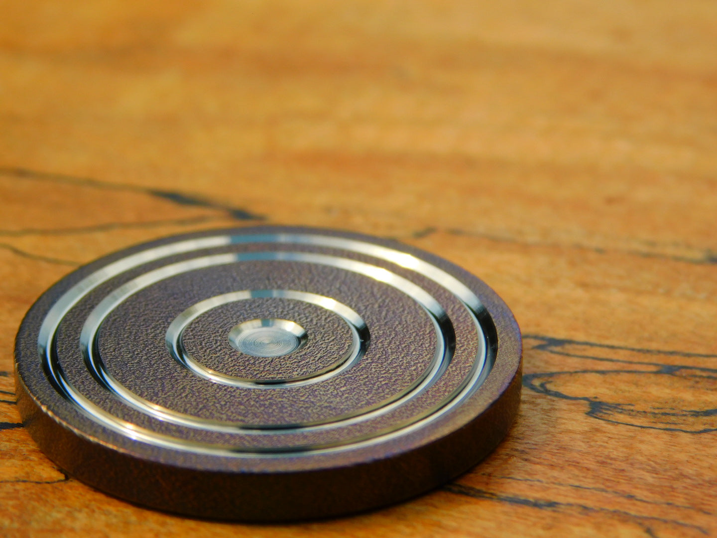 Tempered Titanium x Ebonite Coin