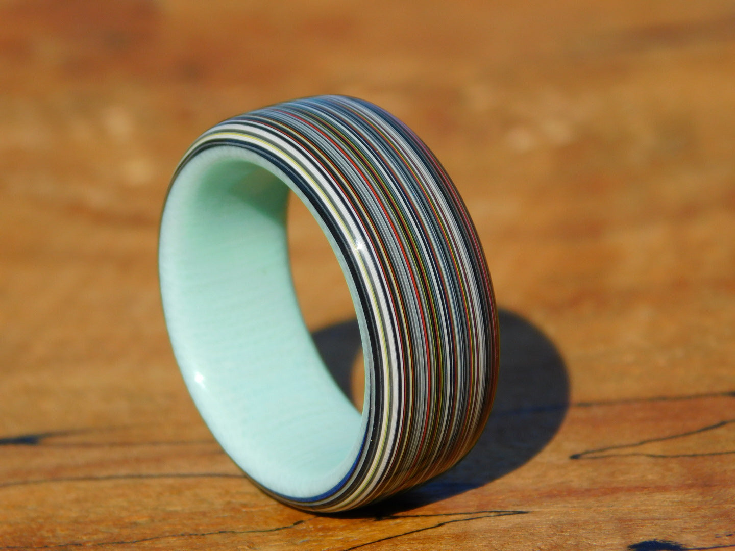 Fordite x Tiff Blue G10 Ring