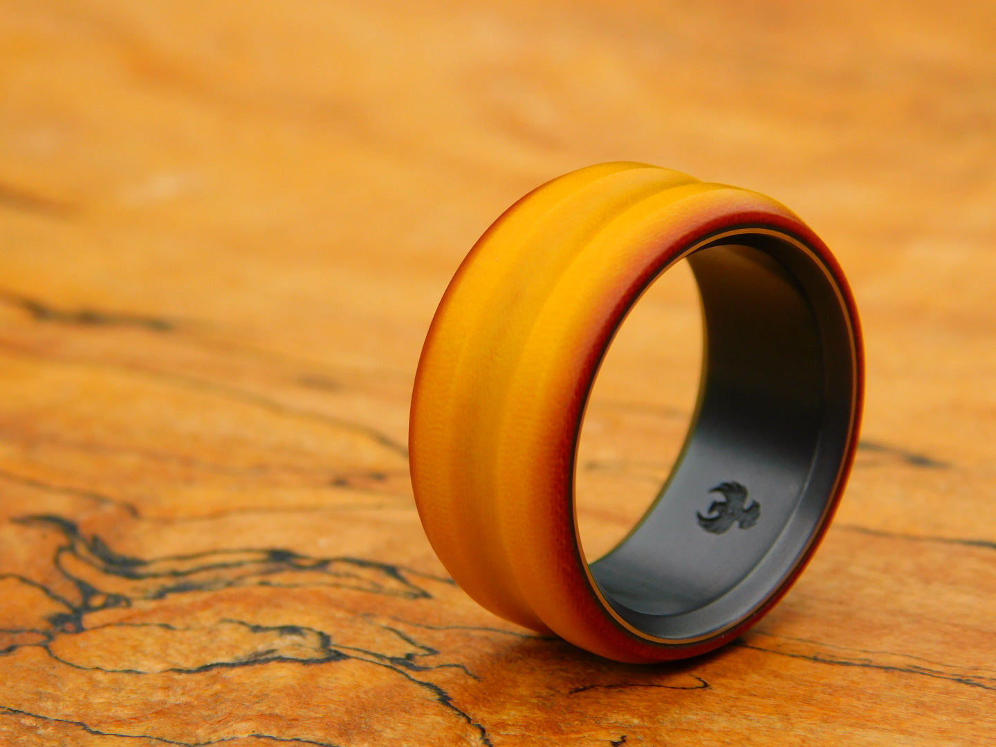 Vintage Linen x Black Zirc Ring