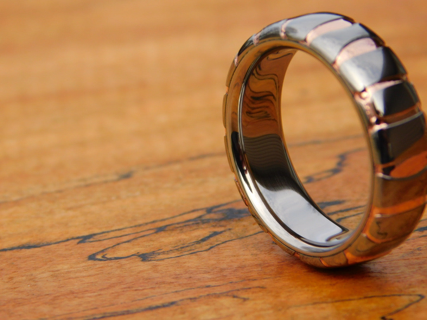 Etched Superconductor x Titanium Ring