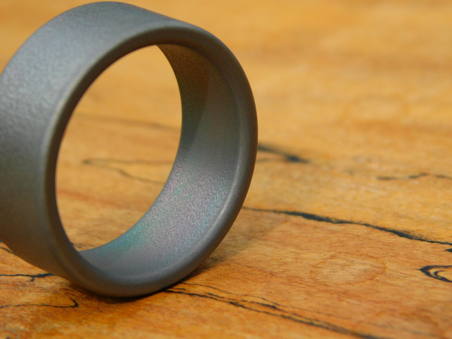 Stonewashed Titanium Band