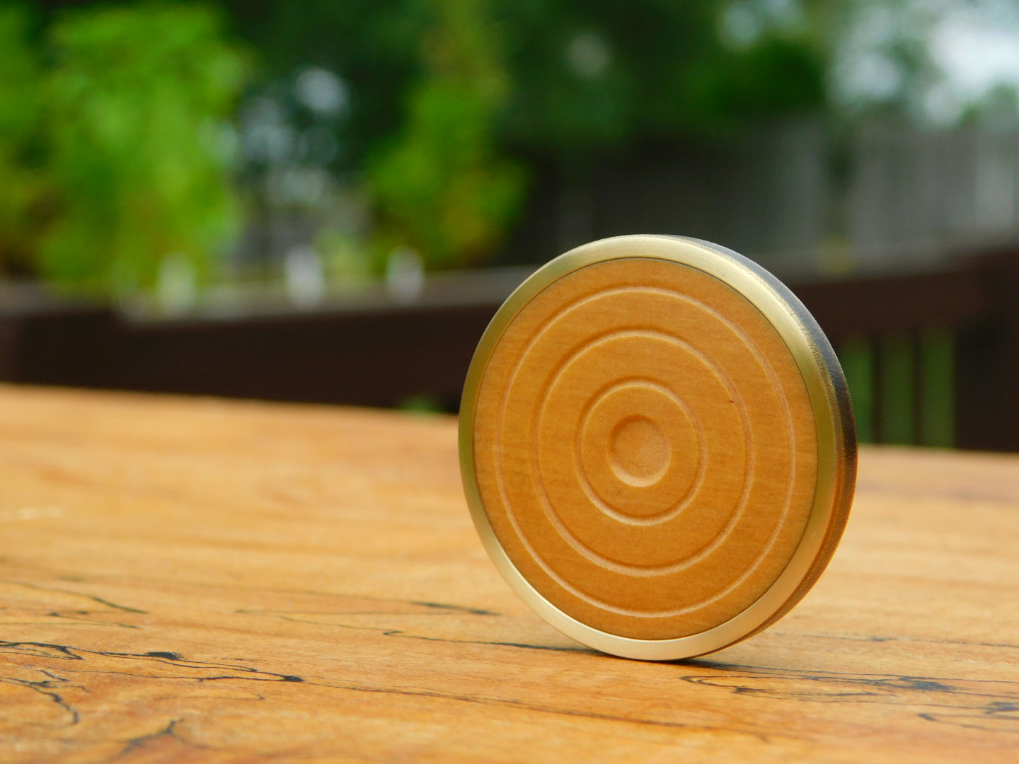 Antiqued Brass x Cheddar Paper Coin