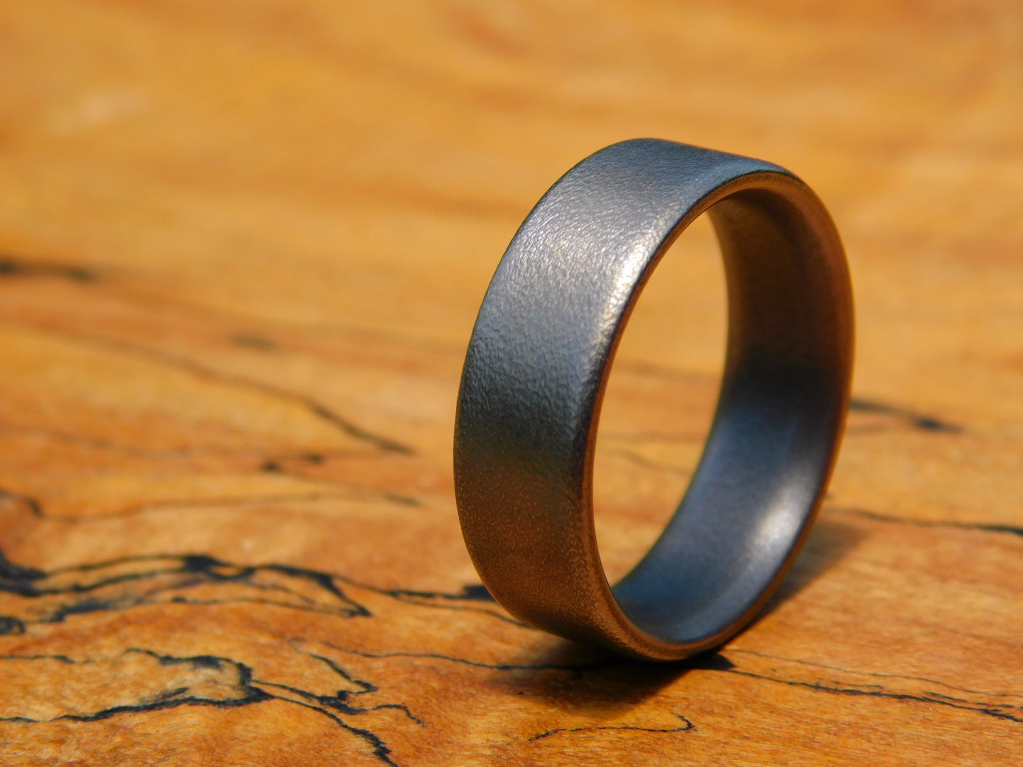 Stonewashed Titanium Band