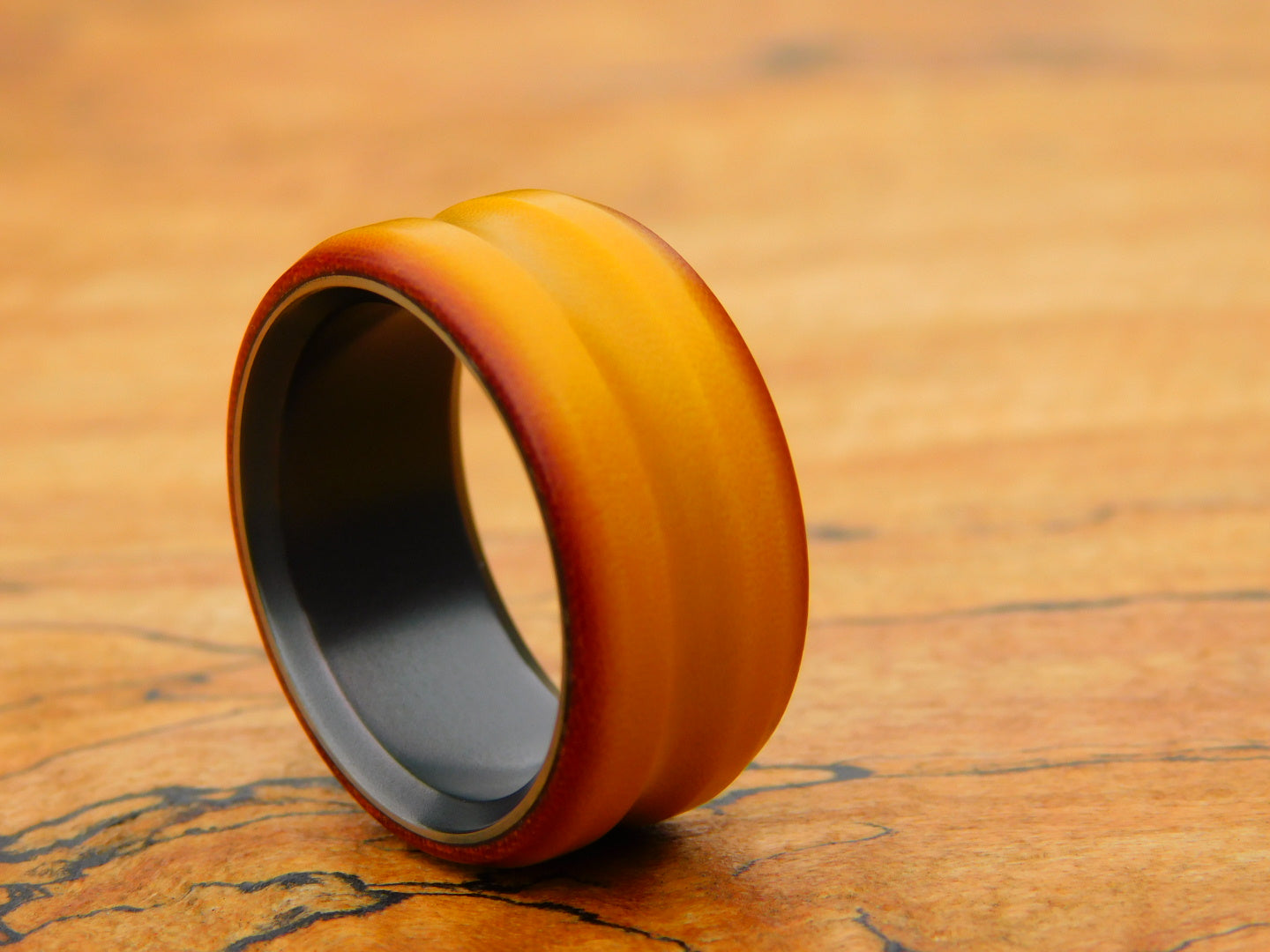 Vintage Linen x Black Zirc Ring