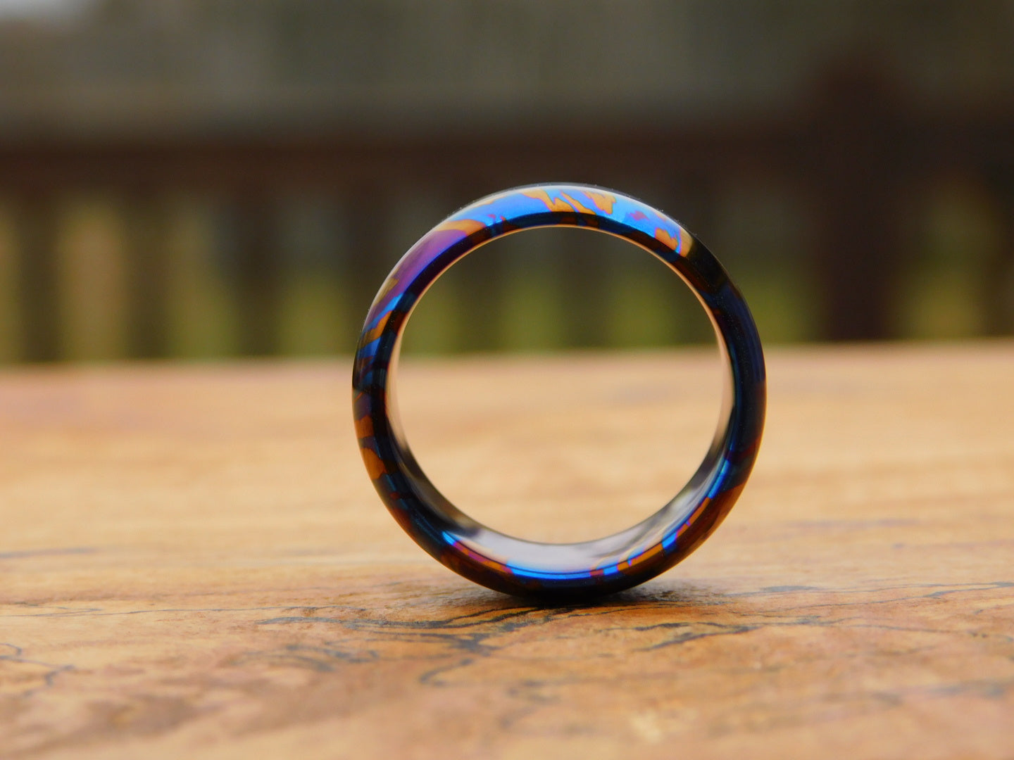 Wild Ti Damascus Ring - Size 10.25