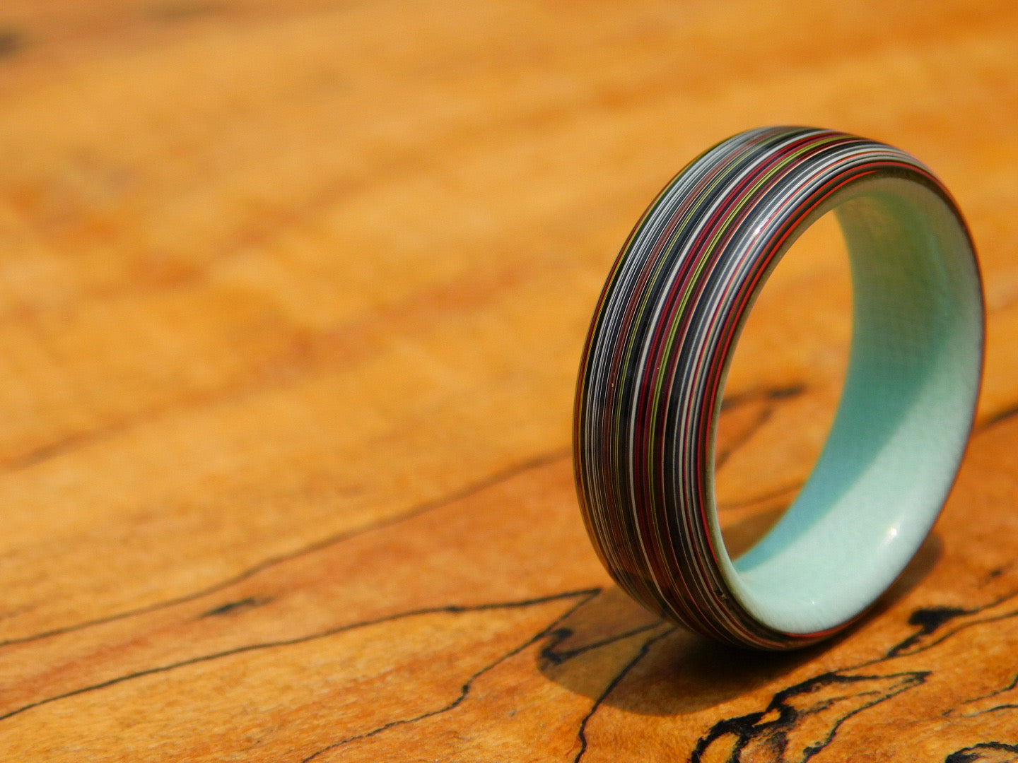 Fordite x Tiff Blue G10 Ring