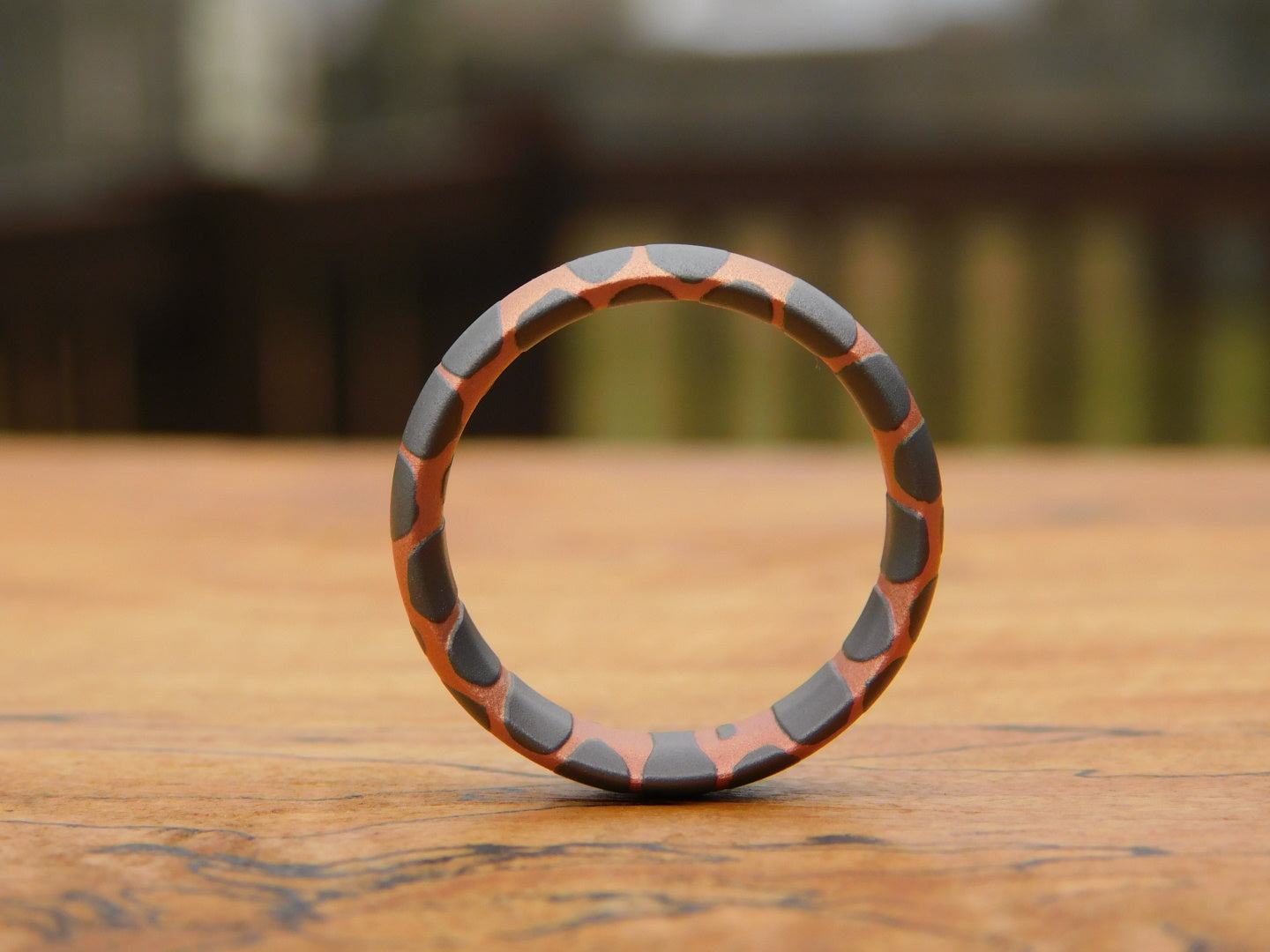 Etched Superconductor Ring - Size 10.75