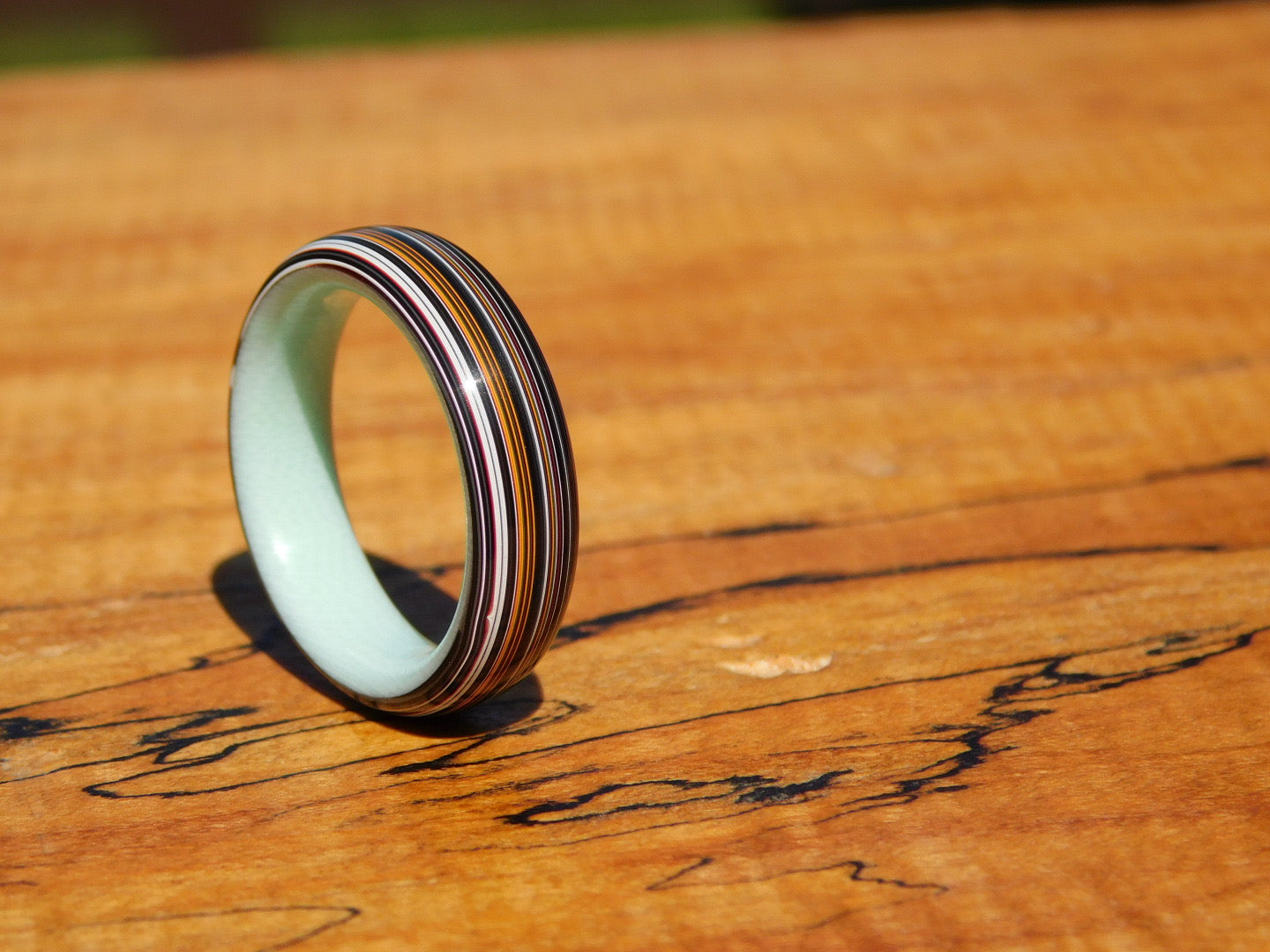 Fordite x Tiff Blue G10 Ring