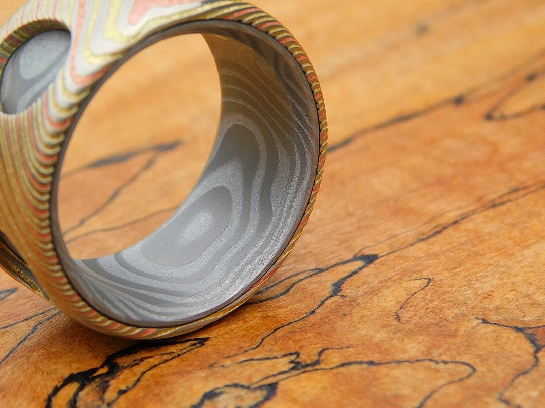 Mokume Gane x Lucia Damasteel Ring