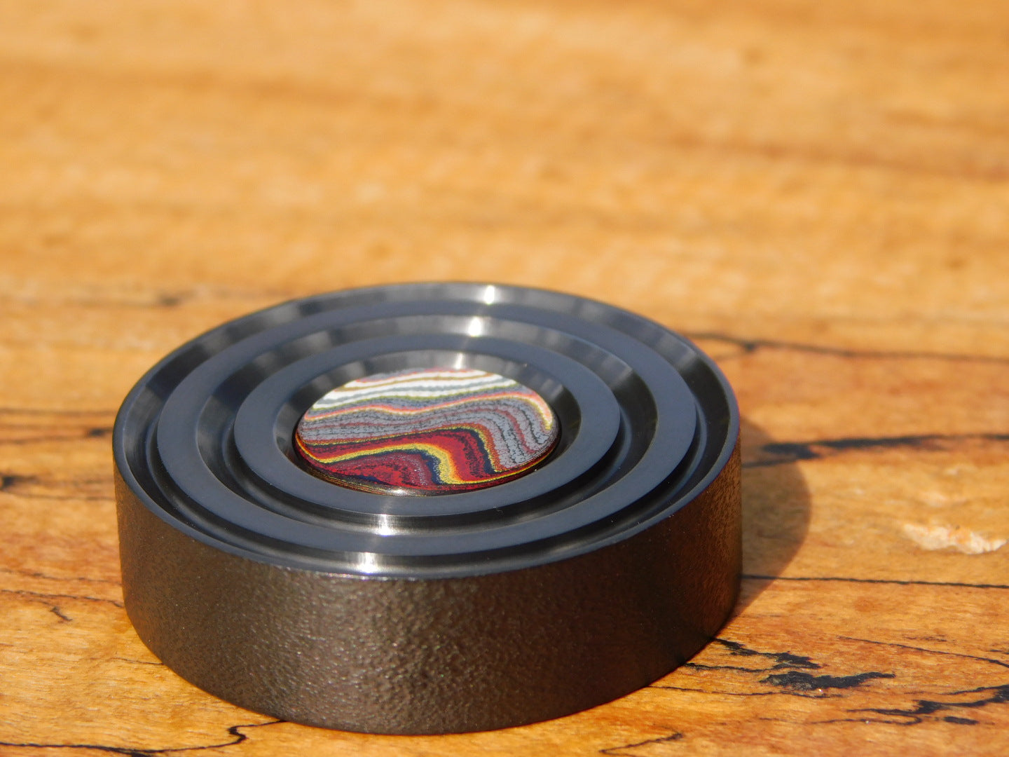 Black Zirc x Corvette Fordite Coin