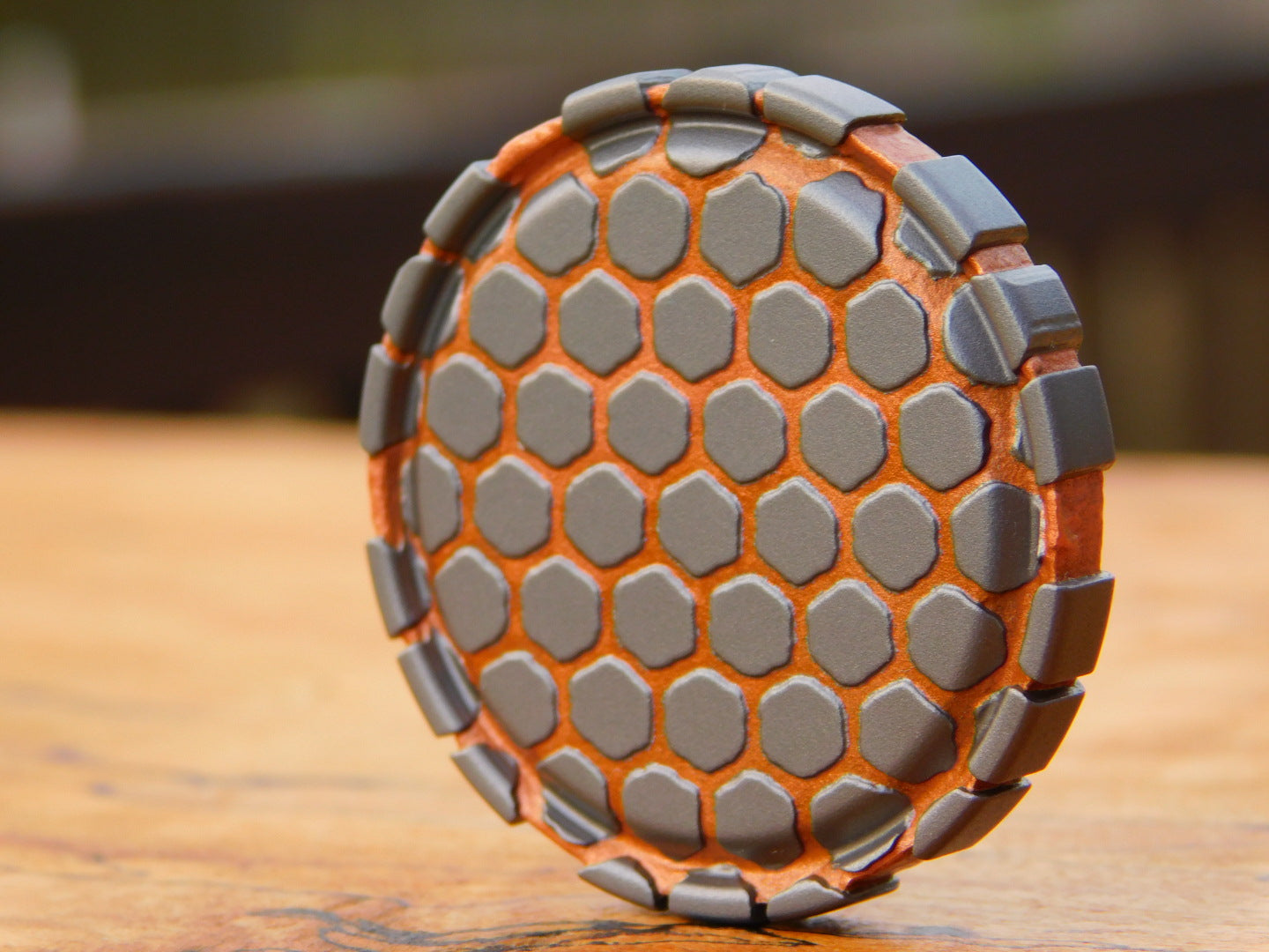 Deep Etched Superconductor Coin