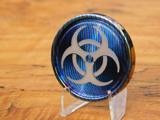Biohazard Timascus Coin