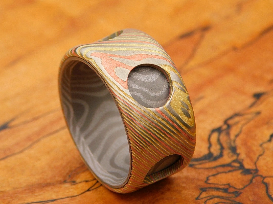 Mokume Gane x Lucia Damasteel Ring