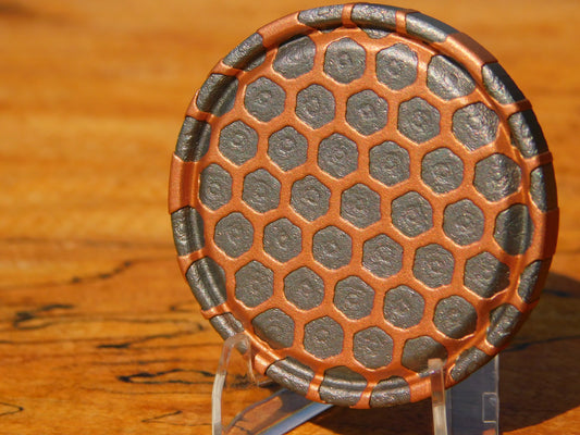 Reverse Etched Superconductor Coin
