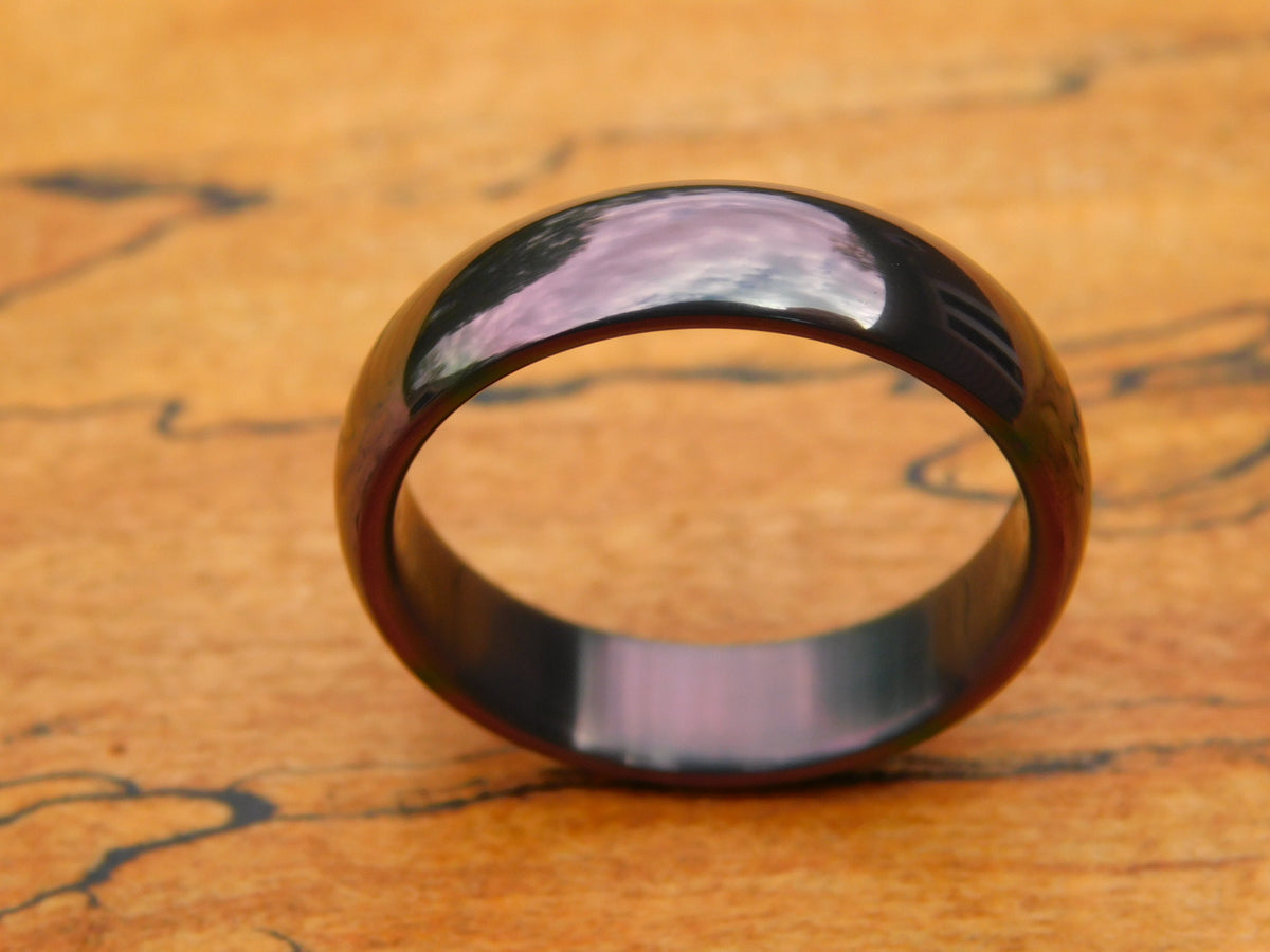 Oil Slick Zirc Ring