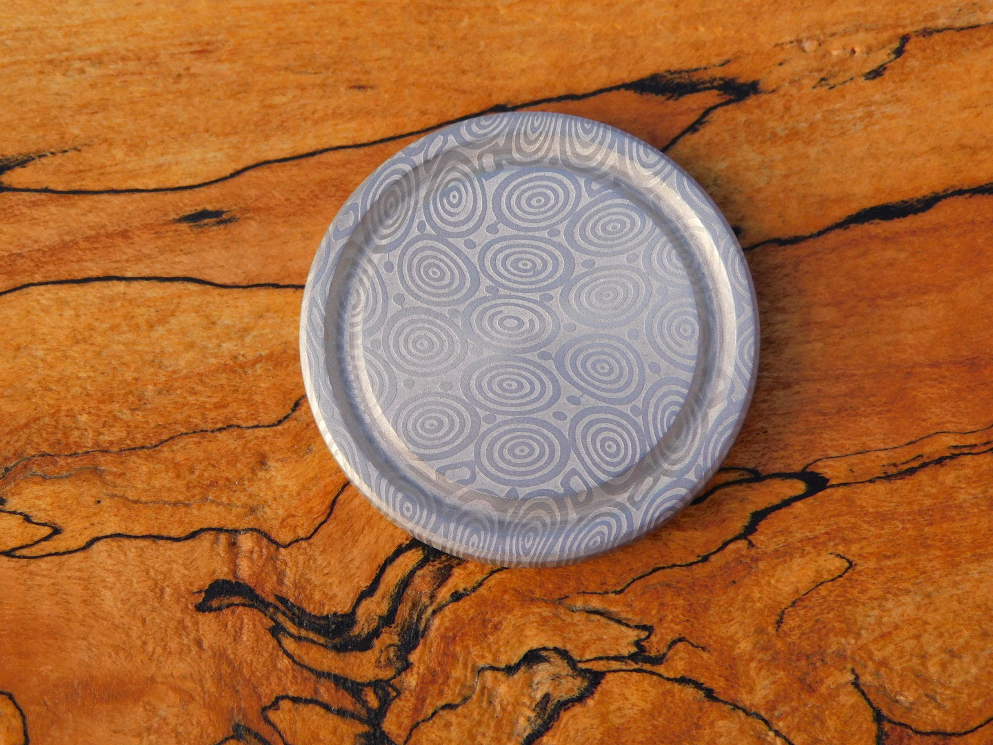 Fenja Damasteel x Fordite Coin
