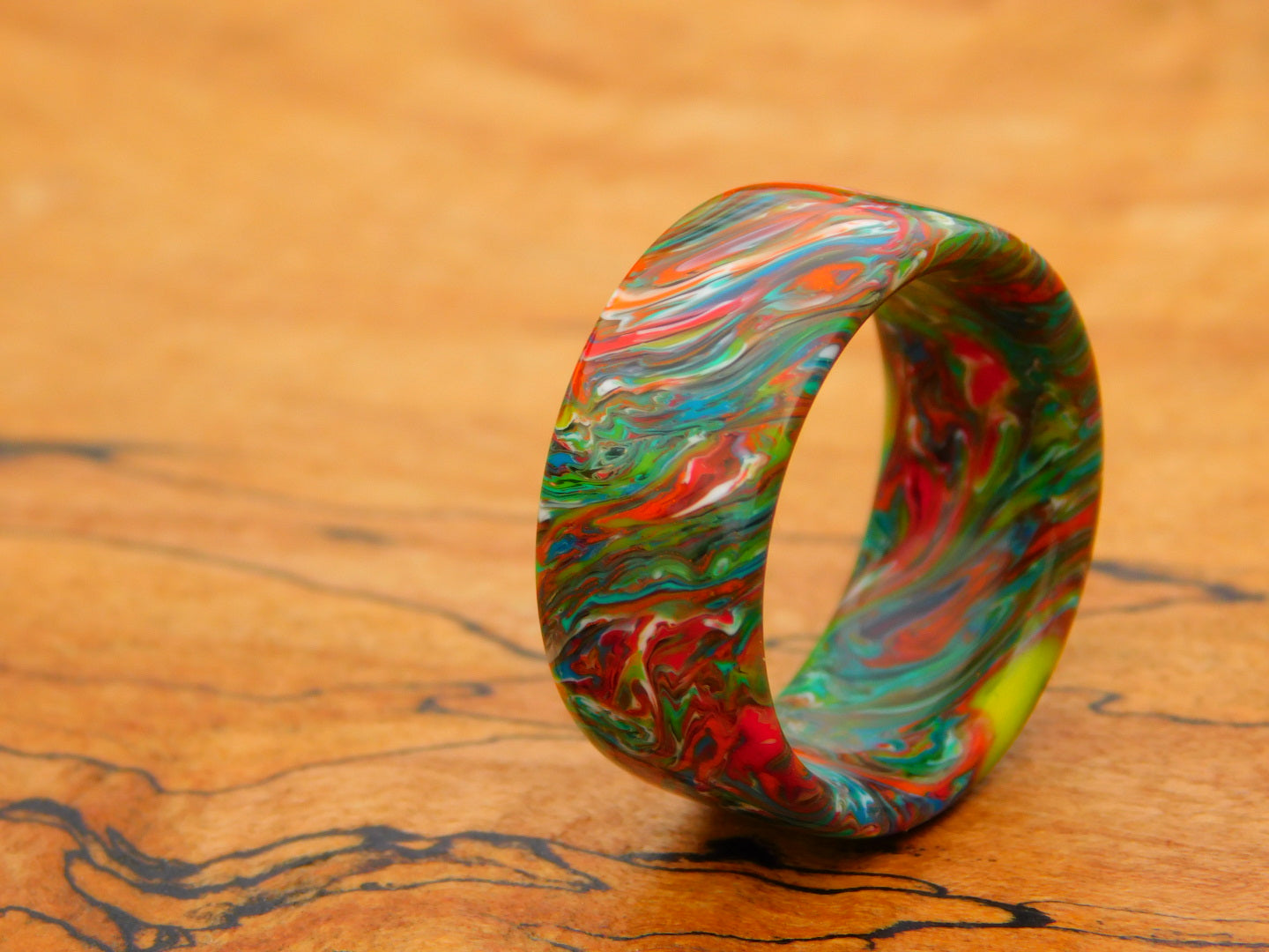 Collision Resin Ring - Size 11