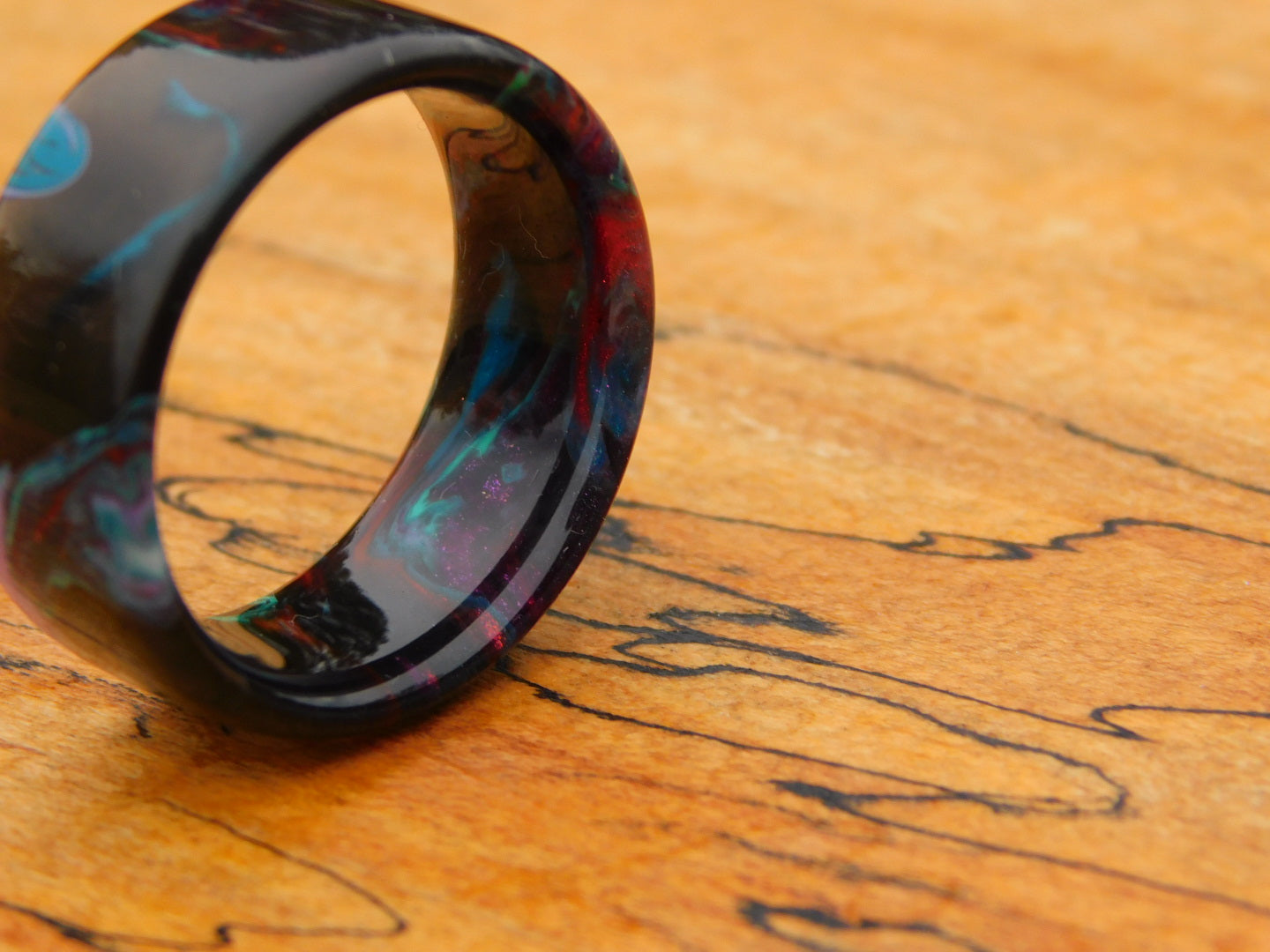 Galaxy Resin Ring - Size 10.5