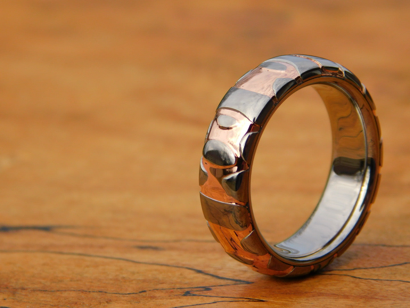 Etched Superconductor x Titanium Ring