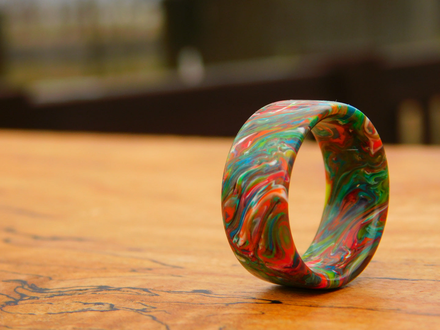 Collision Resin Ring - Size 11