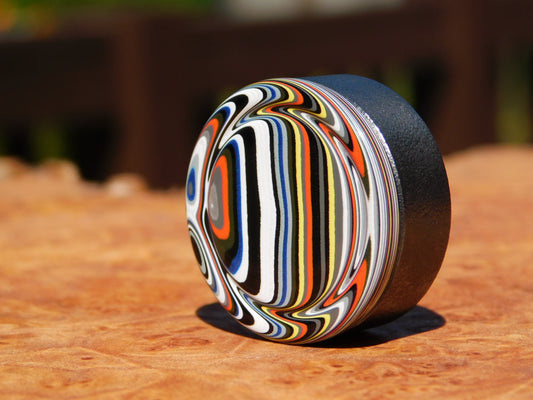 Black Zirc x Fordite Spinner