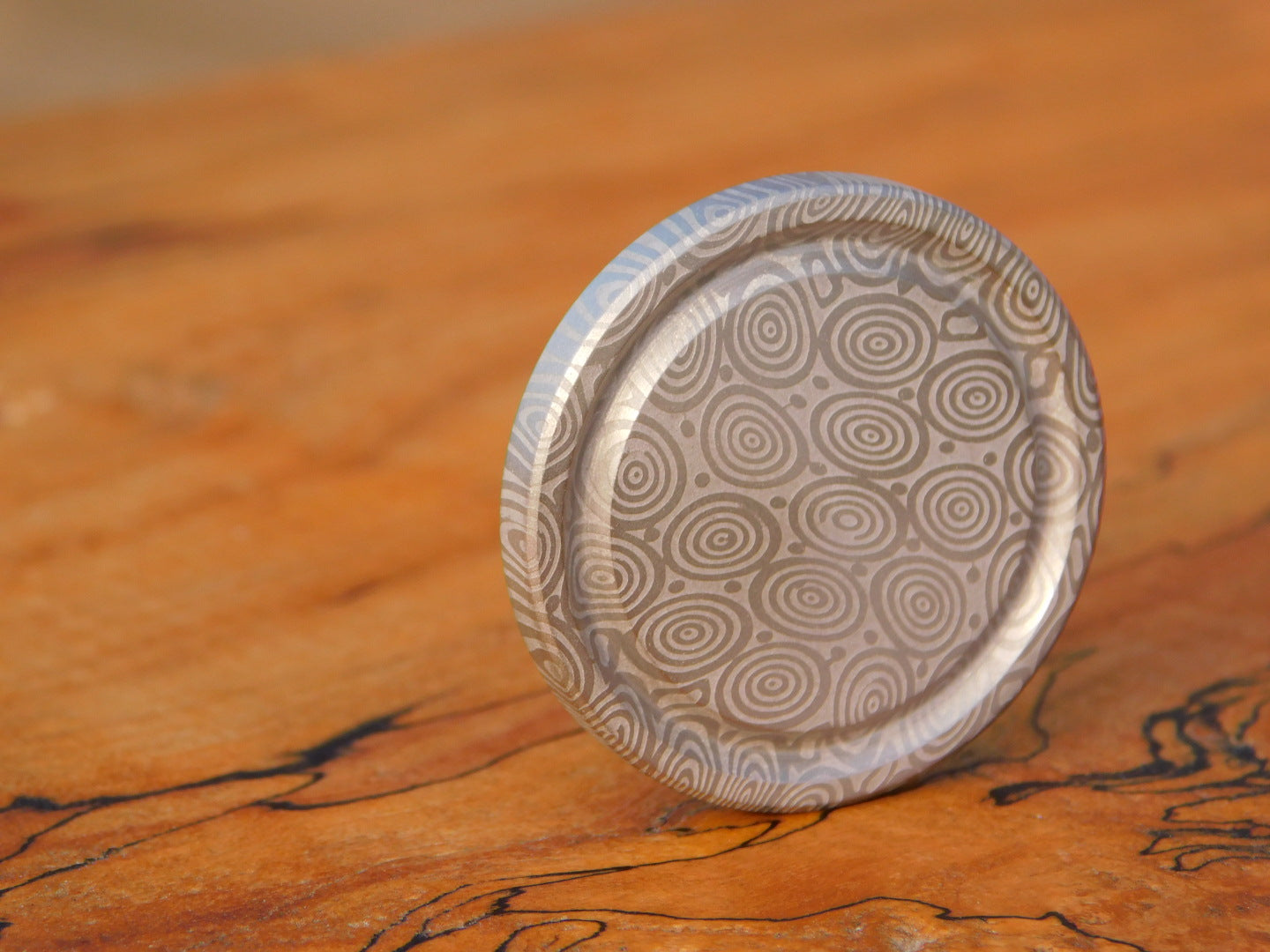Fenja Damasteel x Fordite Coin