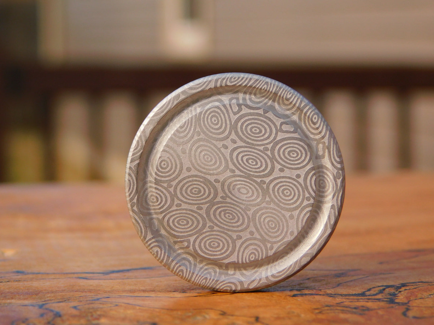 Fenja Damasteel x Fordite Coin