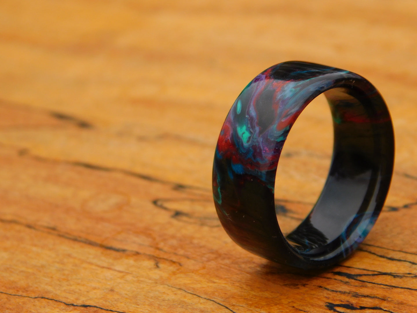 Galaxy Resin Ring - Size 10.5