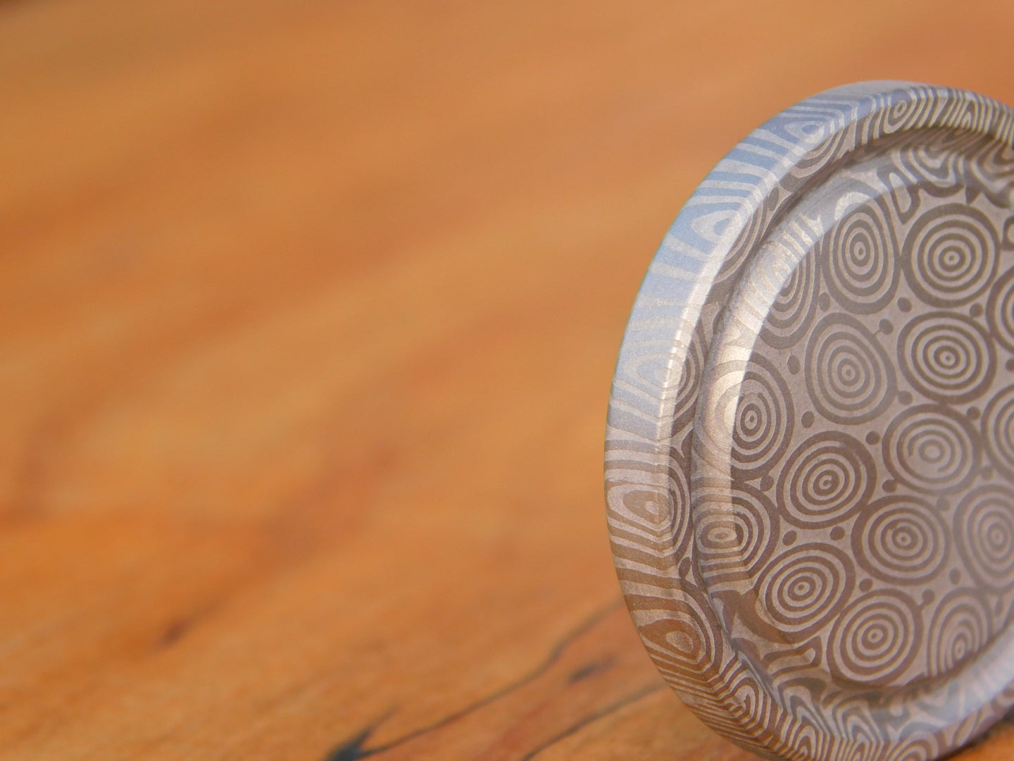 Fenja Damasteel x Fordite Coin