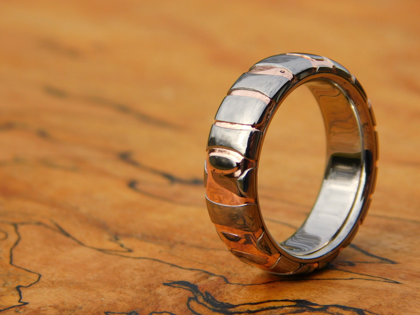 Etched Superconductor x Titanium Ring