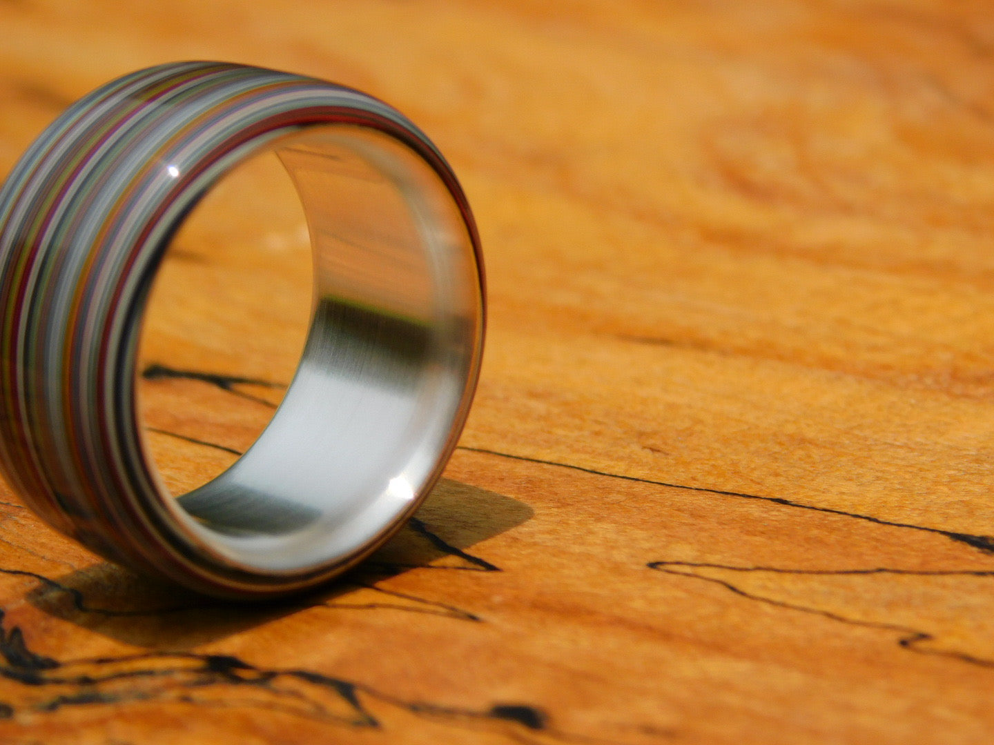 Fordite x Sterling Silver Ring
