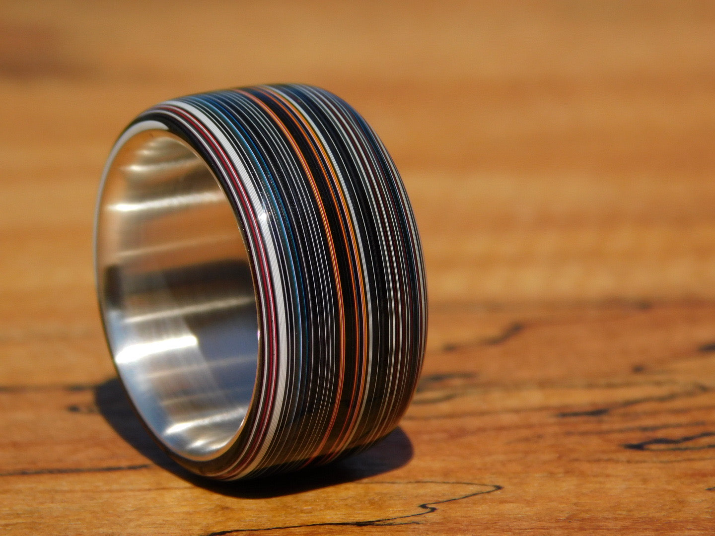 Fordite x Sterling Silver Ring