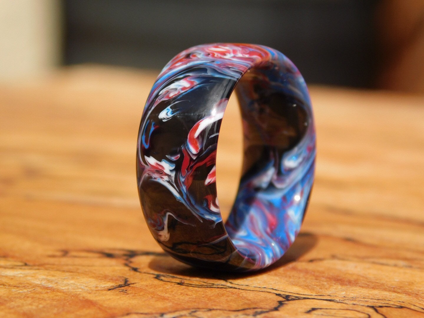 The Dark Patriot Resin Ring