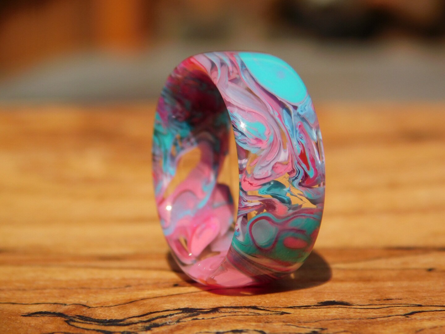 Cotton Candy Resin Ring