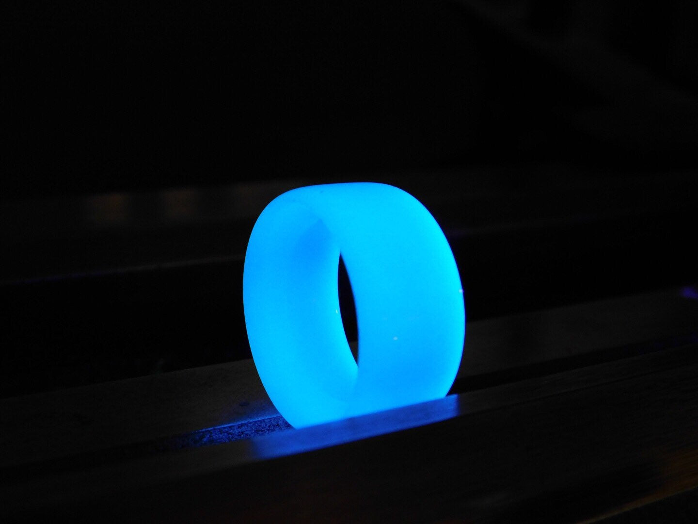 Sky Blue Glow Ring