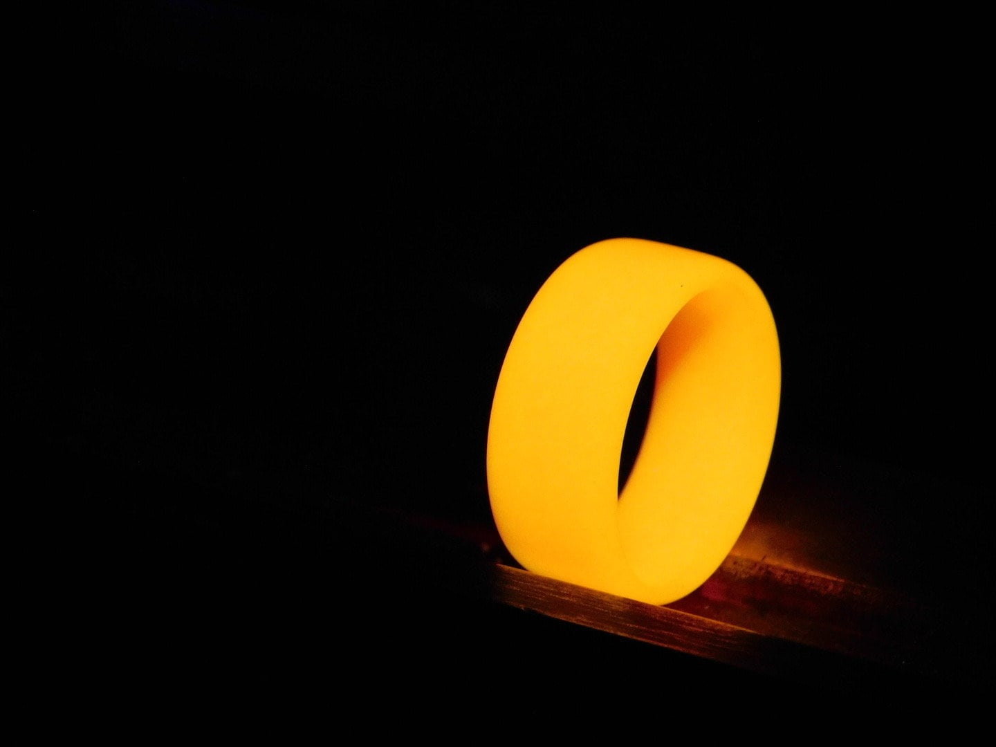 Sunshine Orange Glow Ring