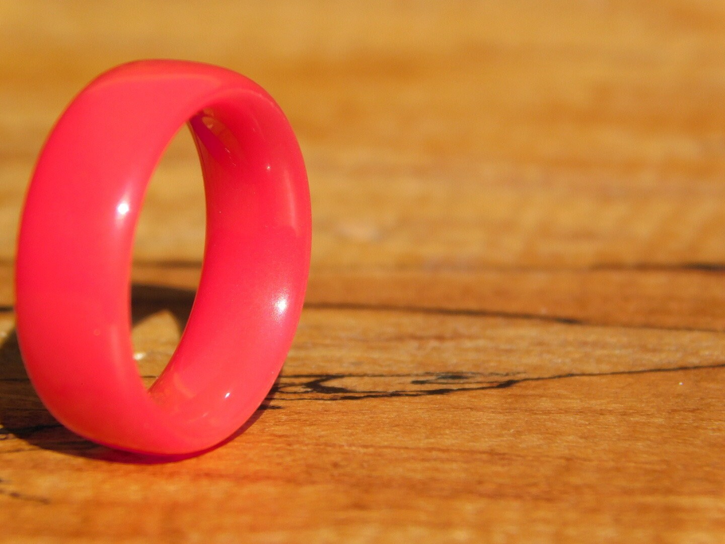 Electric Pink Glow Ring