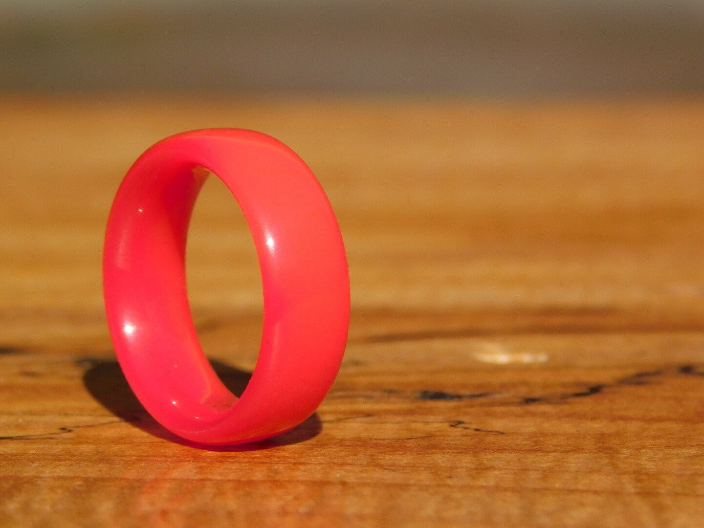 Electric Pink Glow Ring