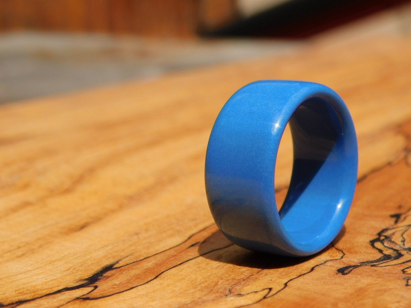 Sapphire Blue Glow Ring