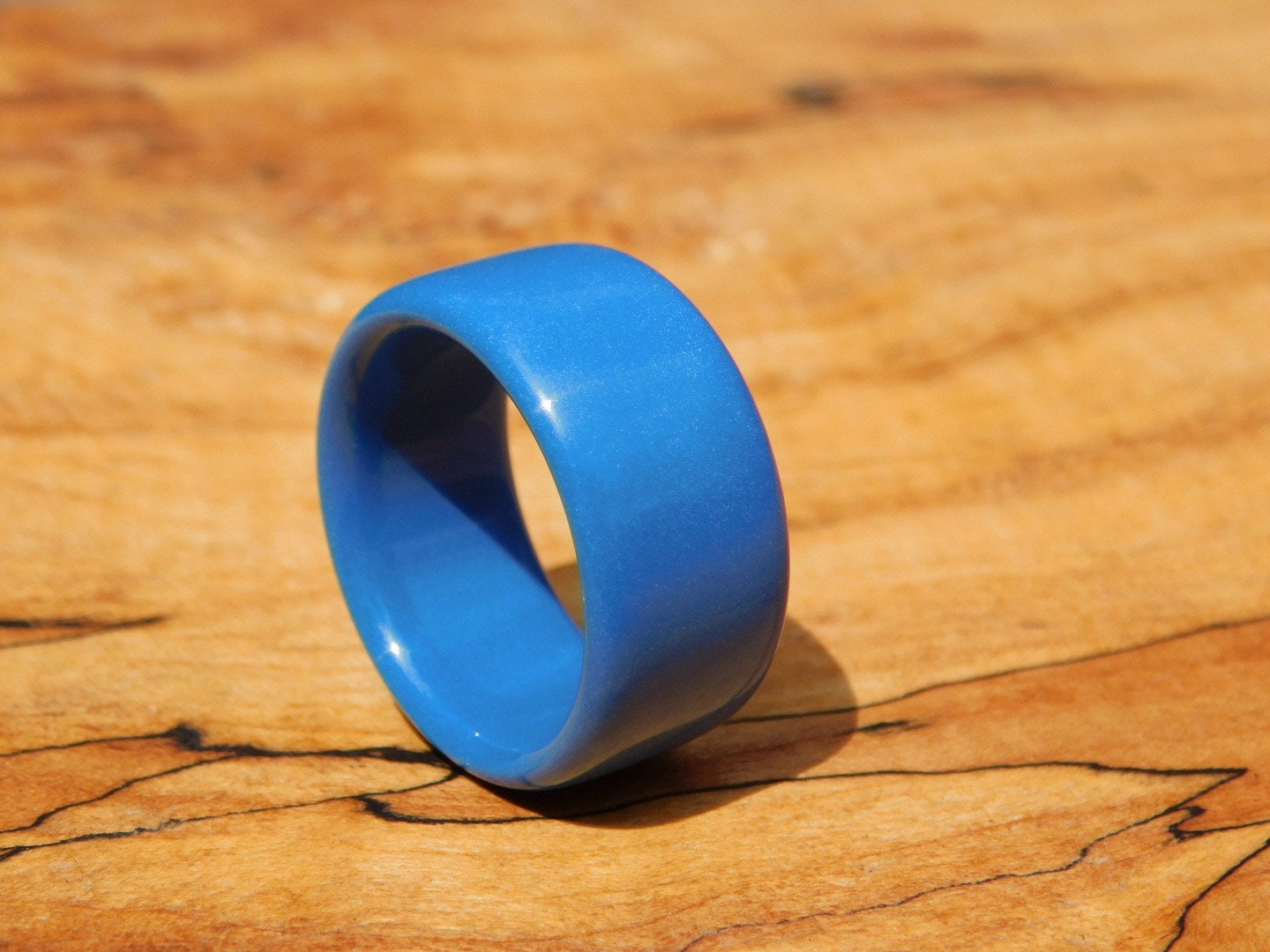 Sapphire Blue Glow Ring