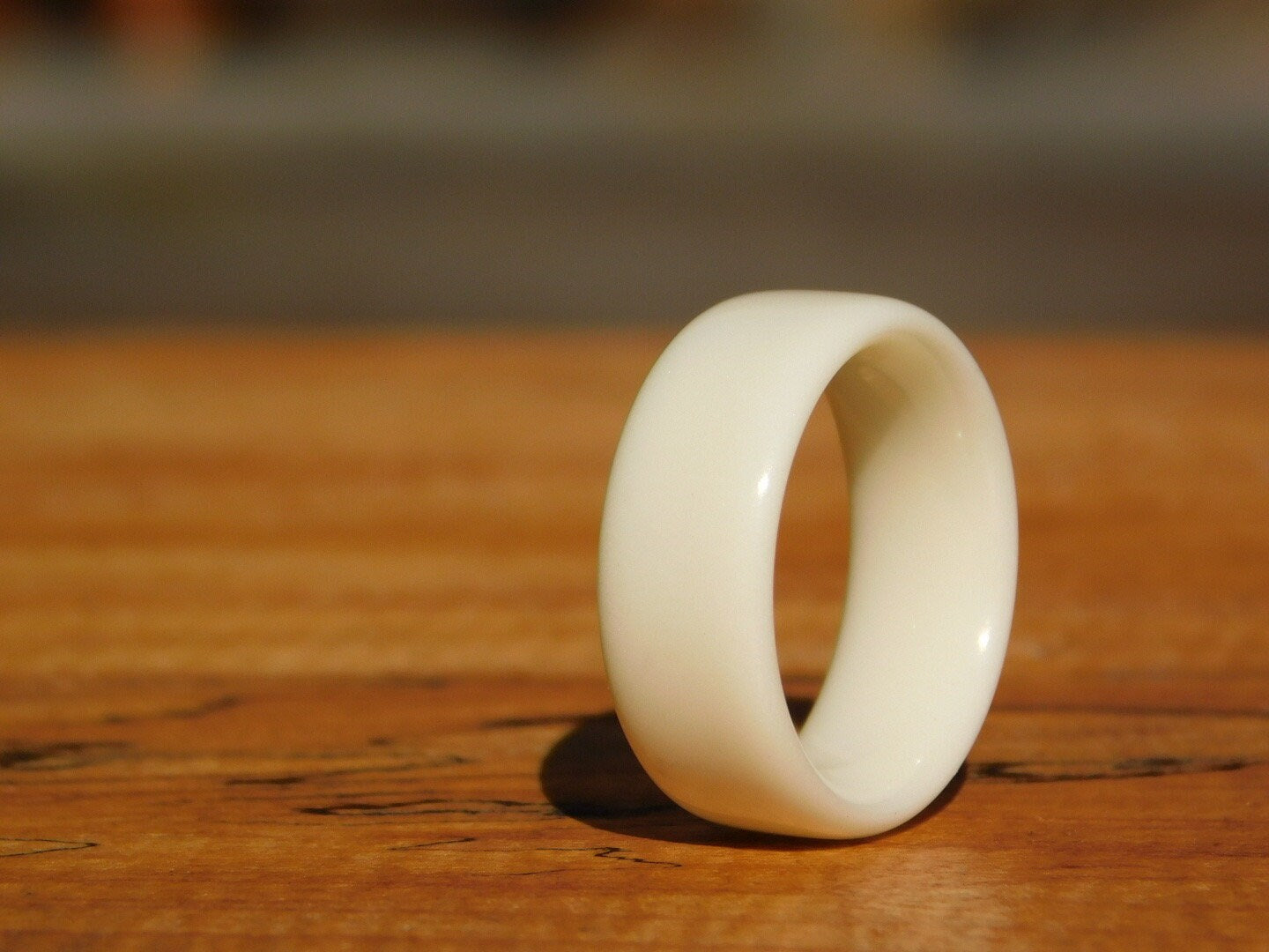 Pure White Glow Ring