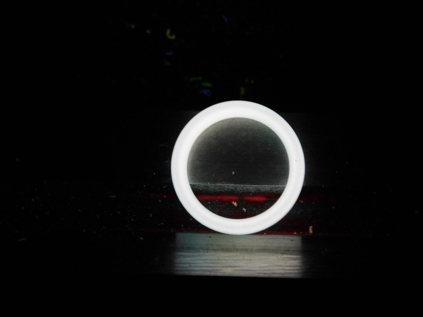 Pure White Glow Ring