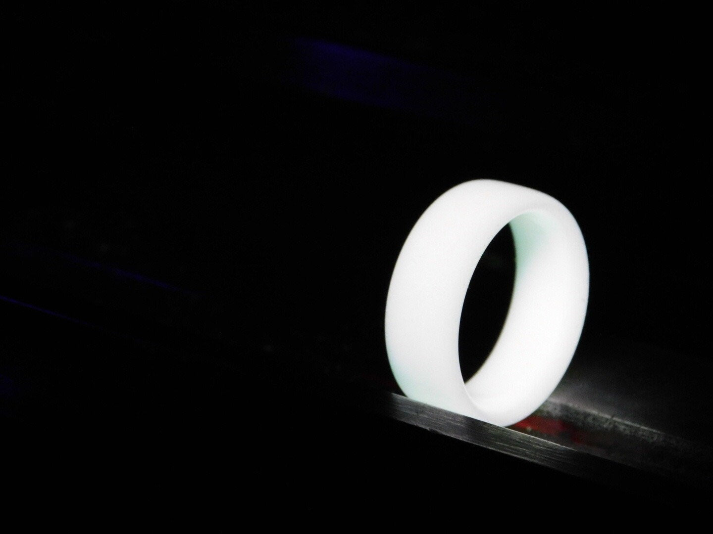 Pure White Glow Ring
