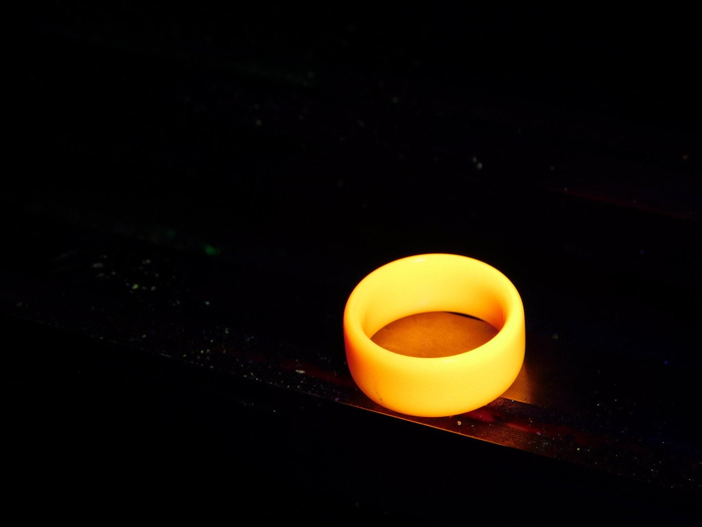 Sunshine Orange Glow Ring