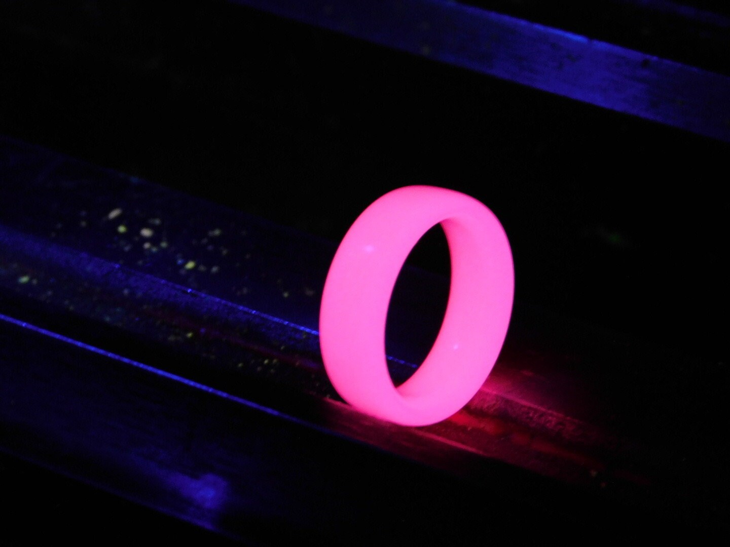 Electric Pink Glow Ring