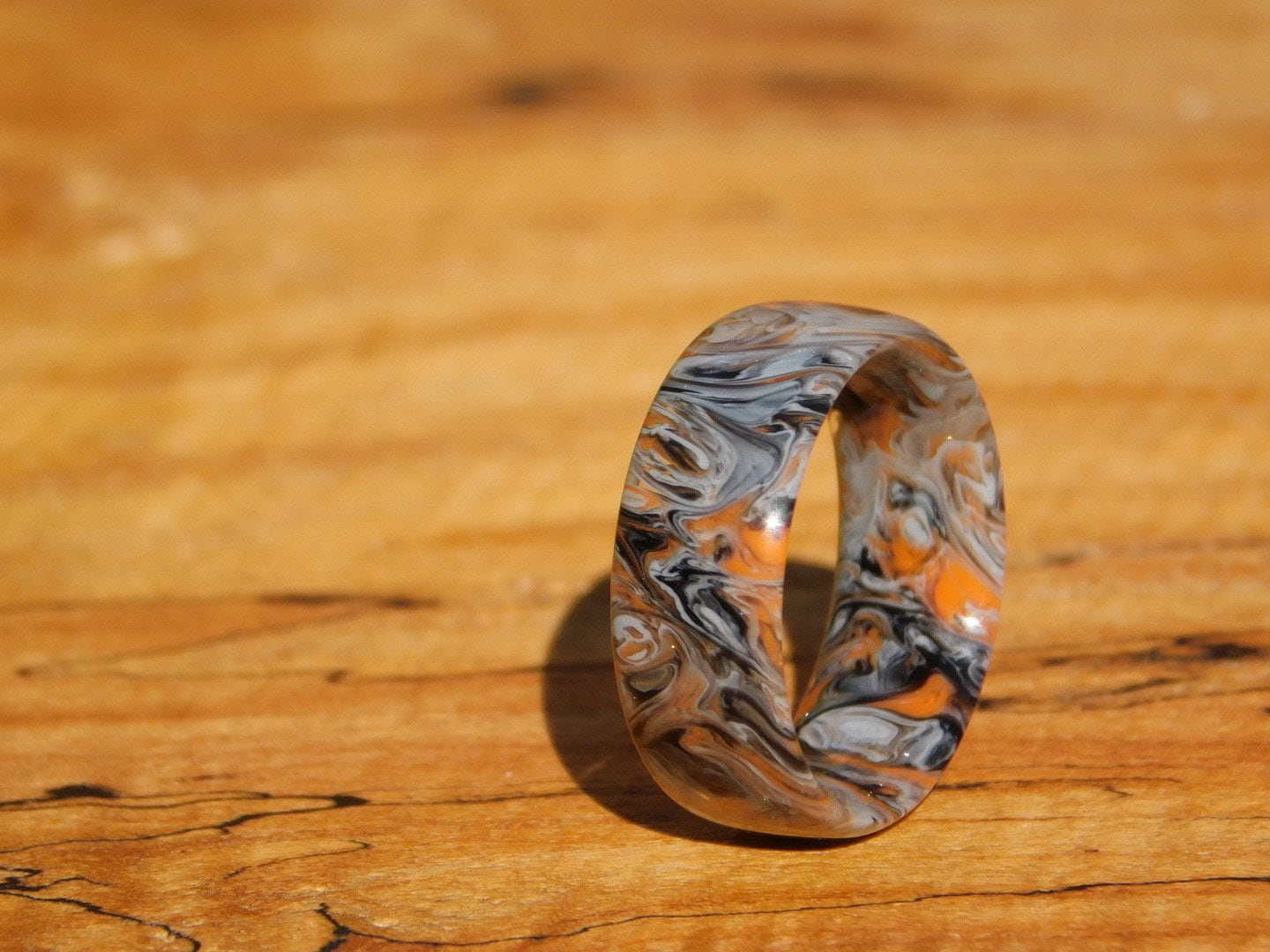 Tigers Eye Resin Ring