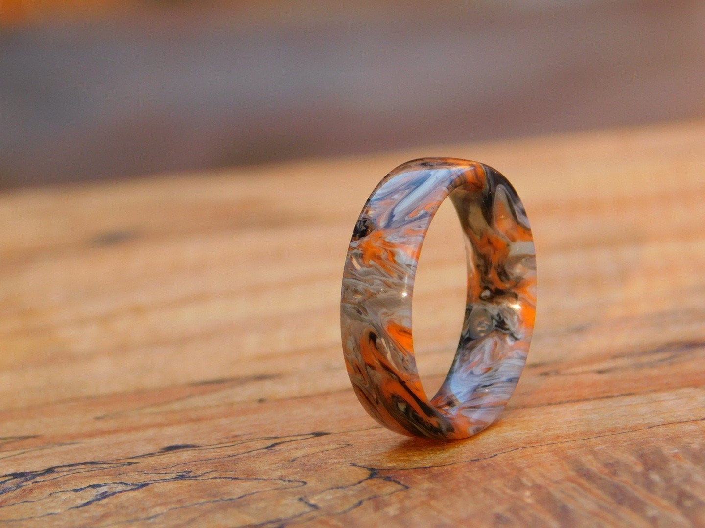 Tigers Eye Resin Ring